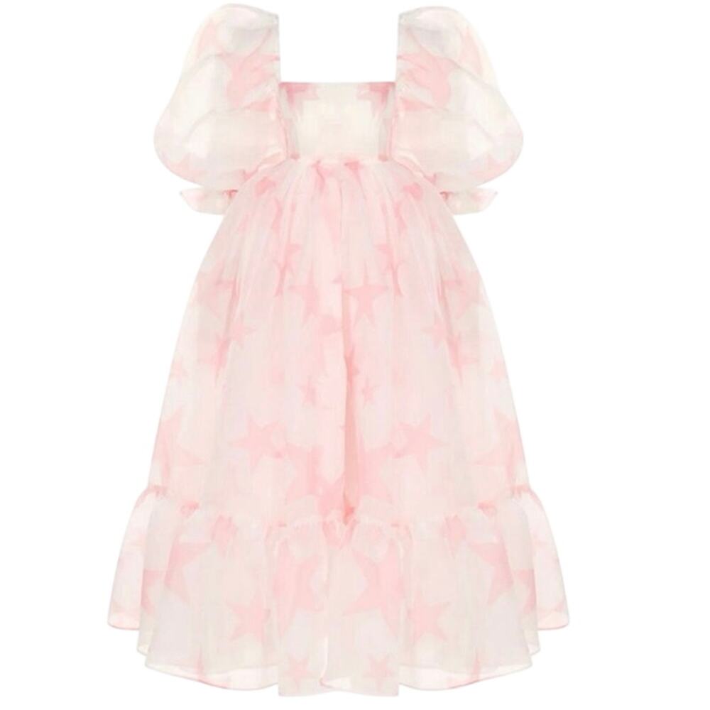 SELKIE French Puff The Powdered Star Pink Dress Gown Fairy - Sz 5X - NWT